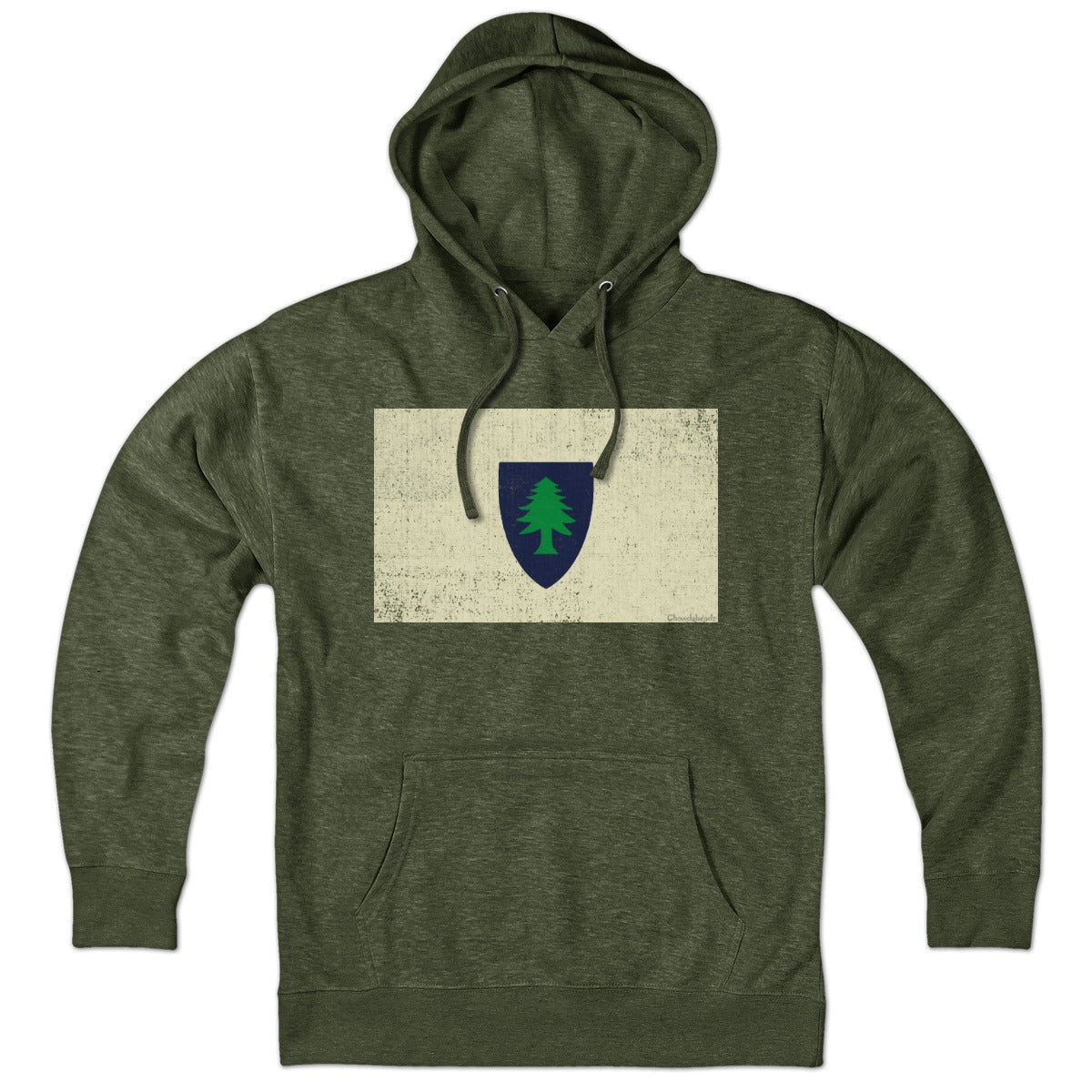 Vintage Massachusetts Flag Hoodie product image 1