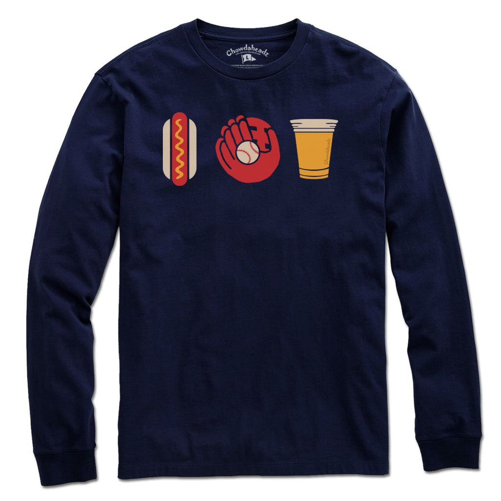 Hotdog Baseball Beer T-Shirt product image 3