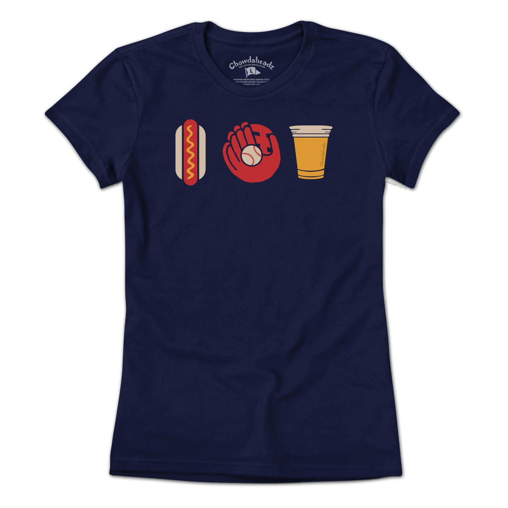 Hotdog Baseball Beer T-Shirt product image 7
