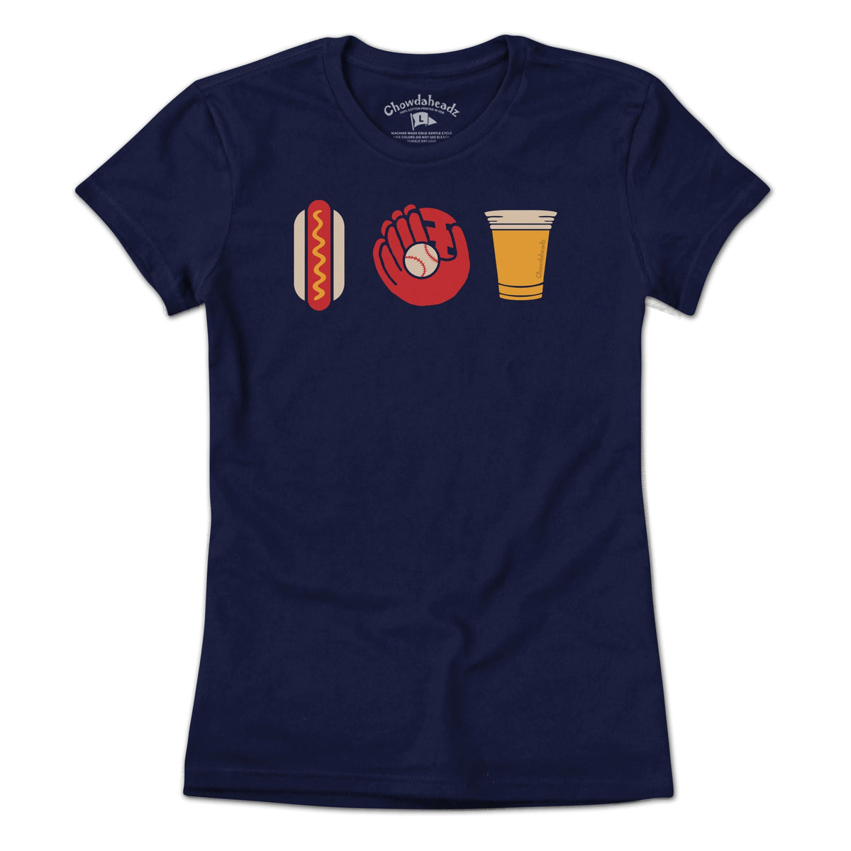 Hotdog Baseball Beer T-Shirt product image 7
