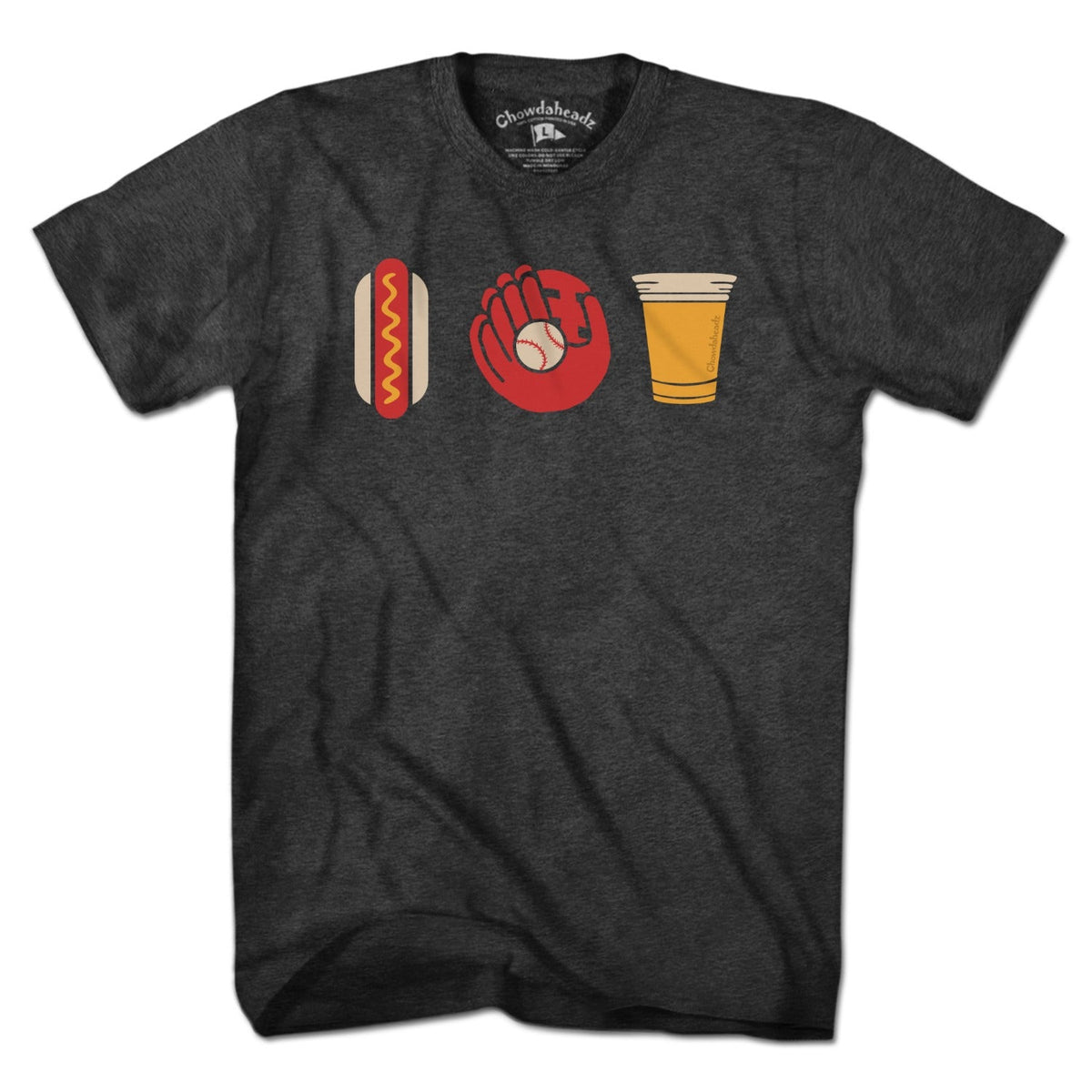 Hotdog Baseball Beer T-Shirt product image 4