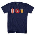 Hotdog Baseball Beer T-Shirt product image 1