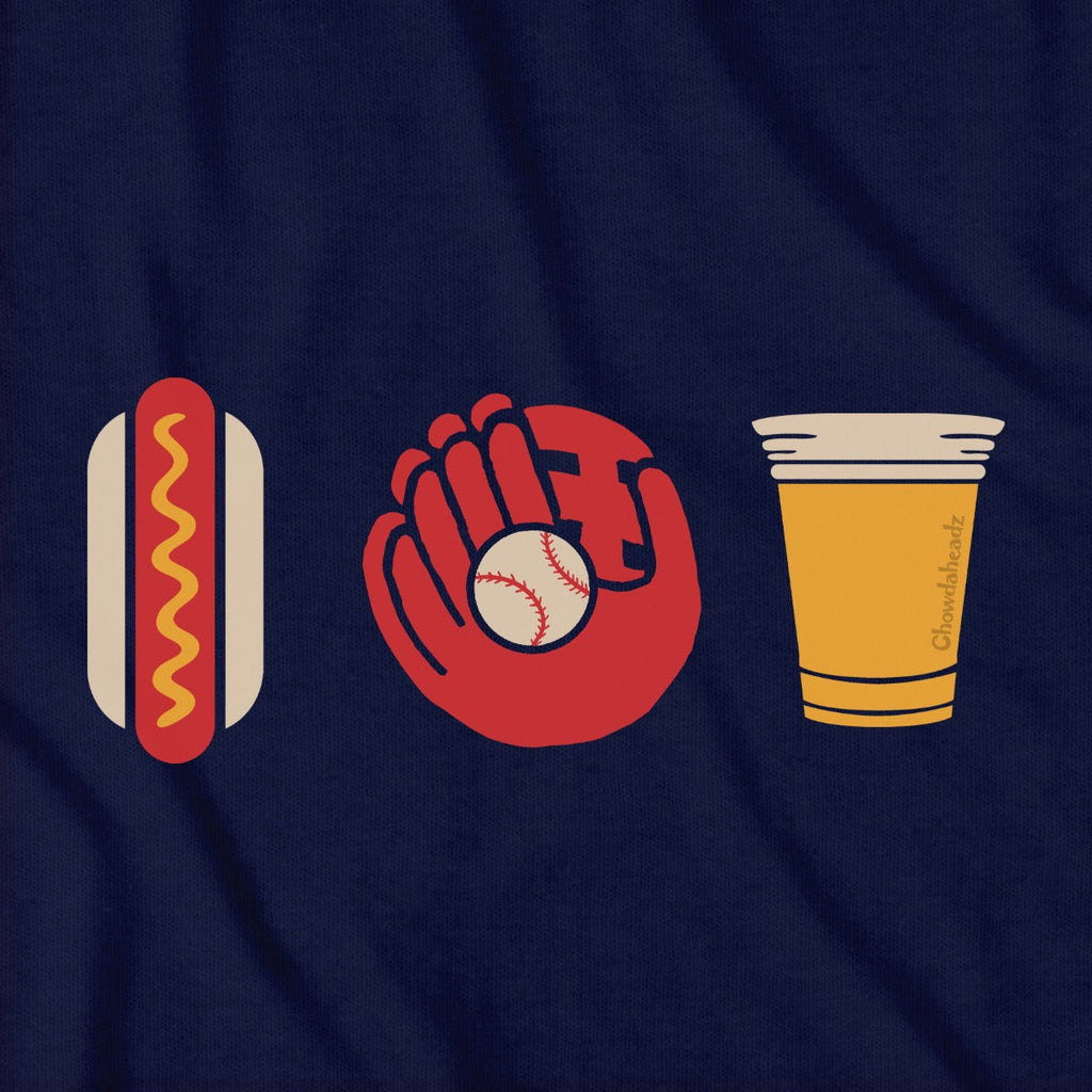 Hotdog Baseball Beer T-Shirt product image 2