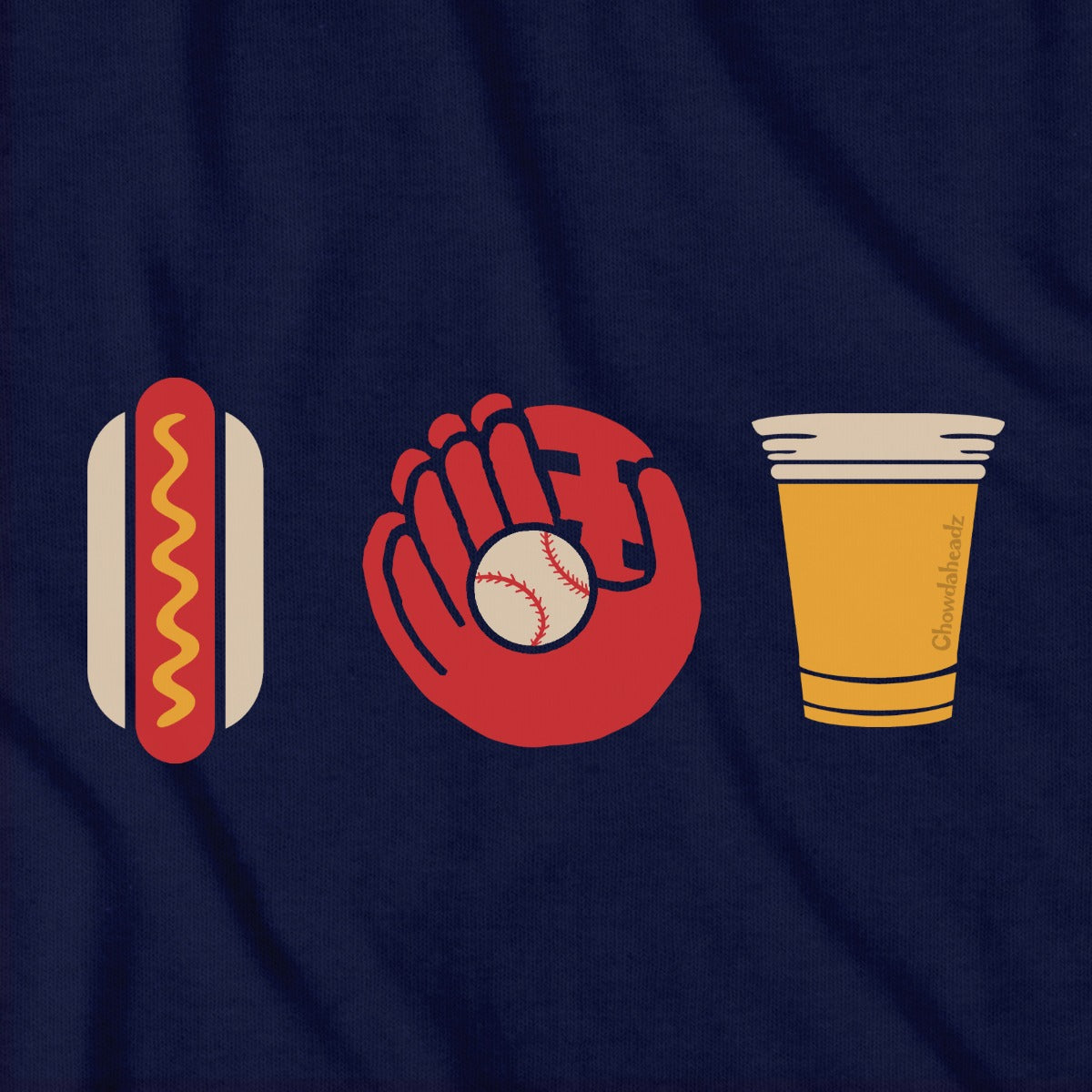 Hotdog Baseball Beer T-Shirt product image 2