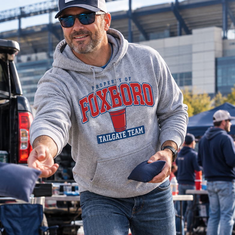 Property of Foxboro Tailgate Team Hoodie product image 3