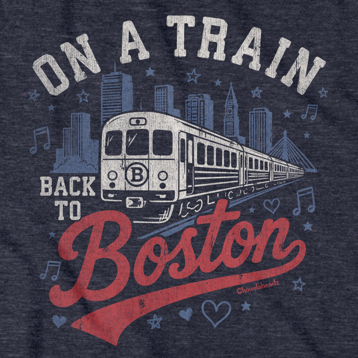 On A Train Back To Boston T-Shirt product image 2