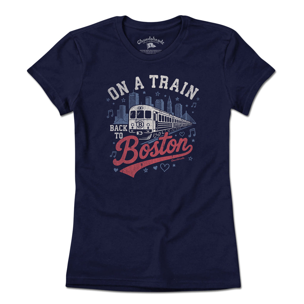On A Train Back To Boston T-Shirt product image 3