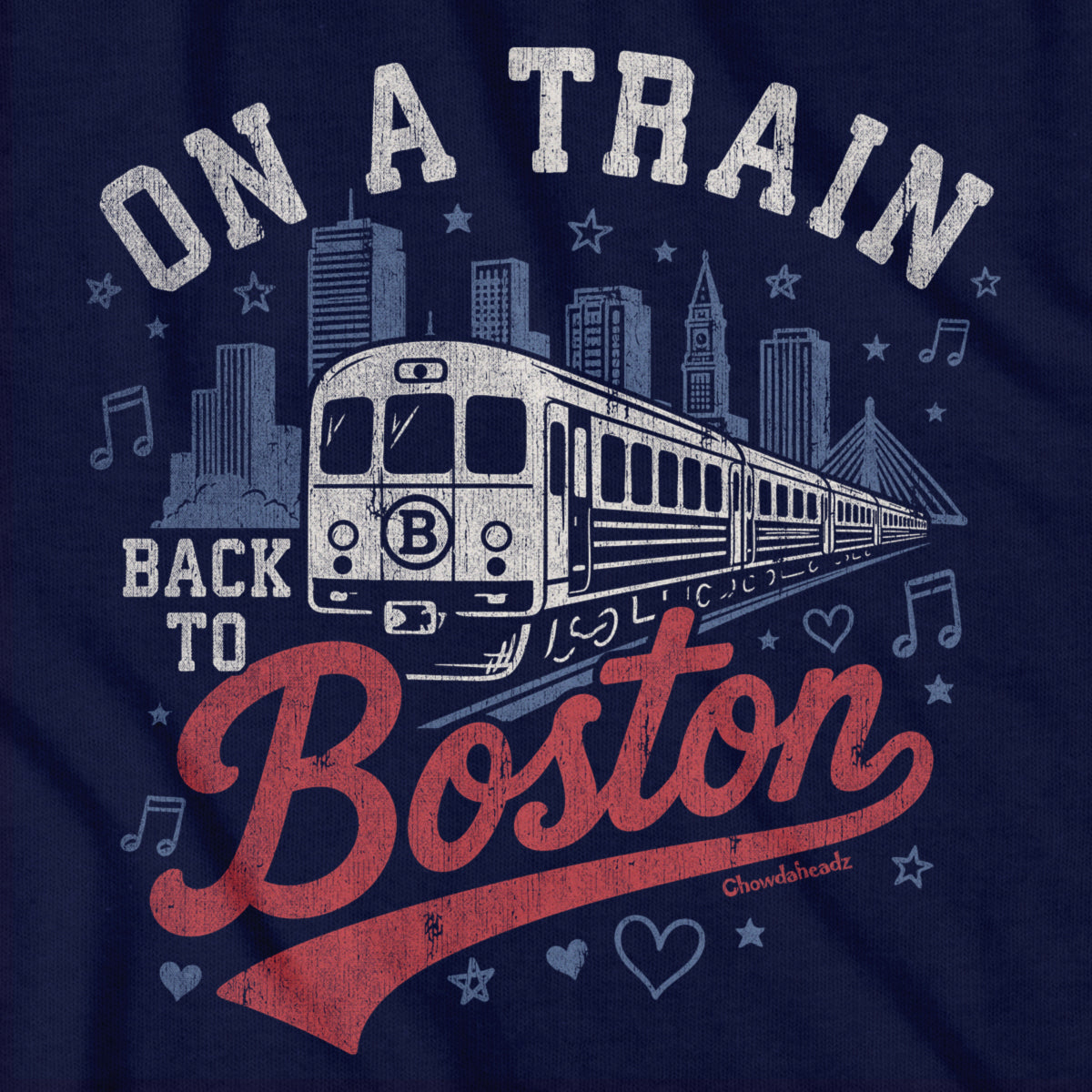 On A Train Back To Boston T-Shirt product image 4