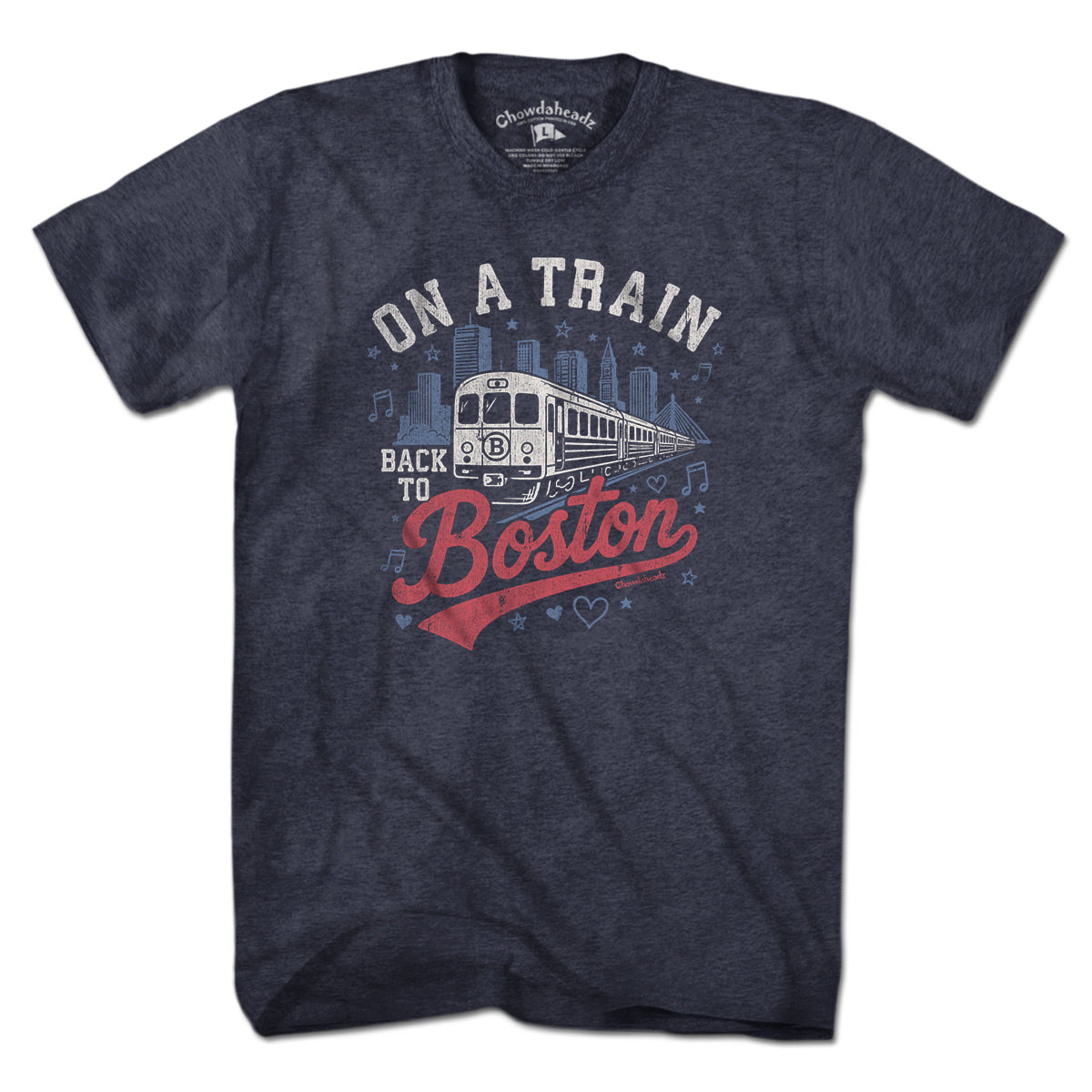 On A Train Back To Boston T-Shirt product image 7