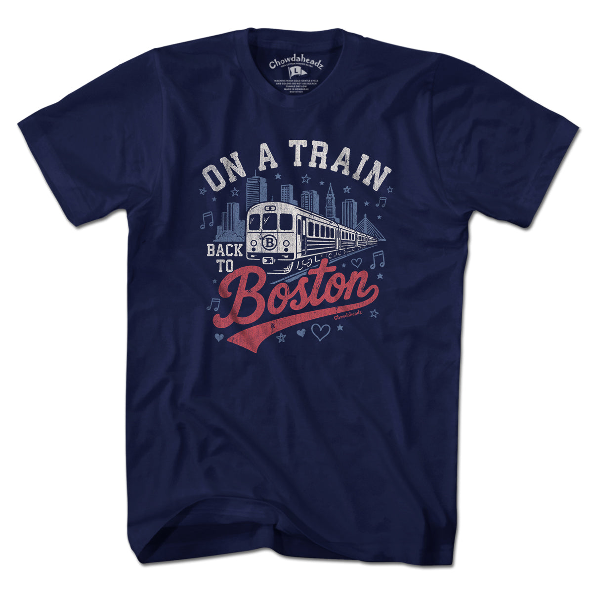 On A Train Back To Boston T-Shirt product image 8