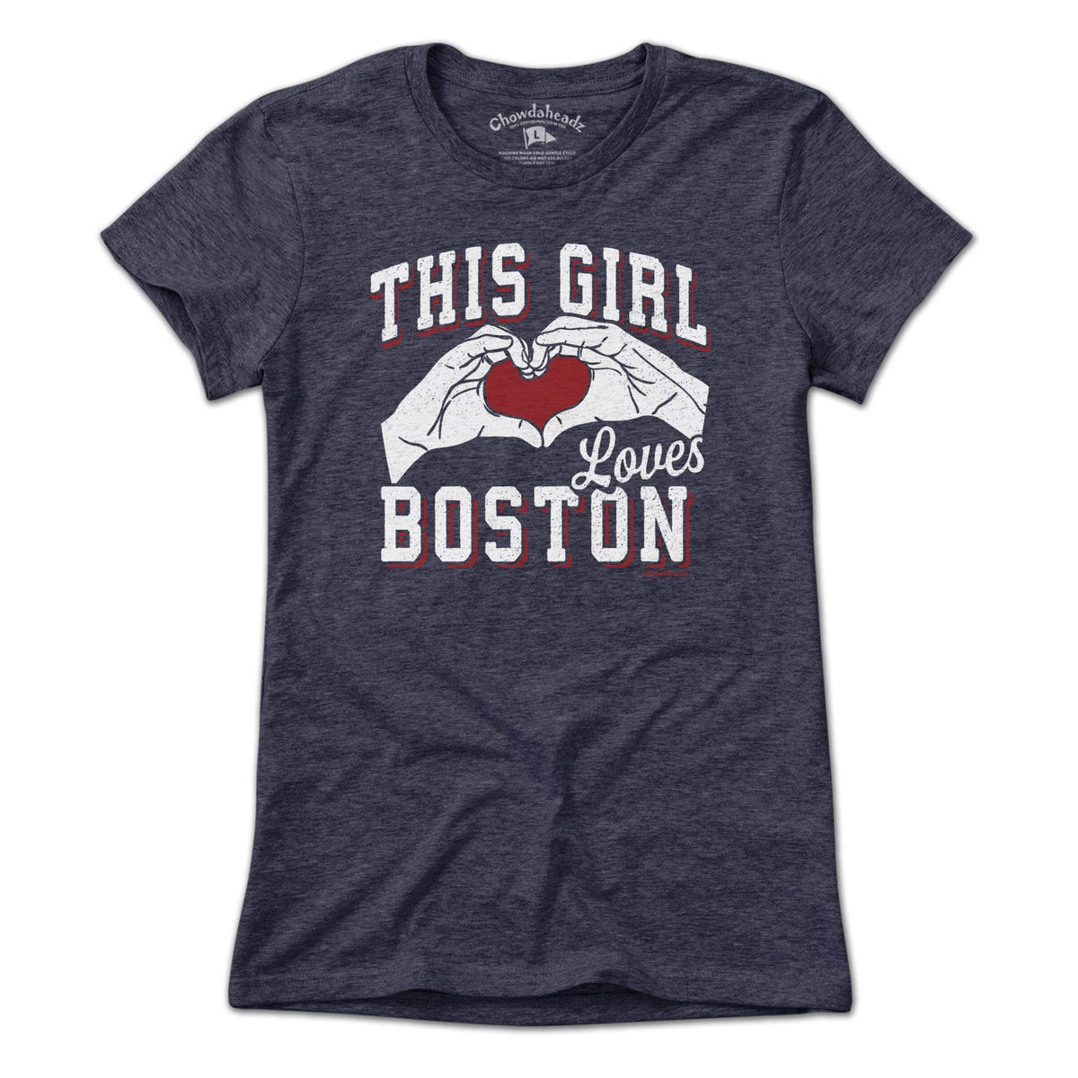 This Girl Loves Boston T-Shirt product image 3