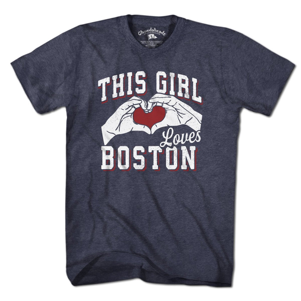 This Girl Loves Boston T-Shirt product image 1