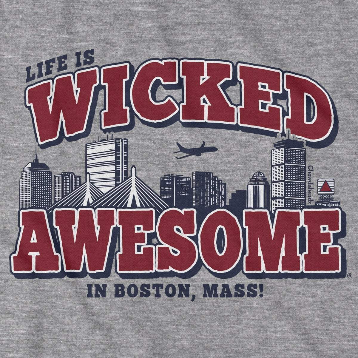 Wicked Awesome Boston Skyline T-Shirt product image 2