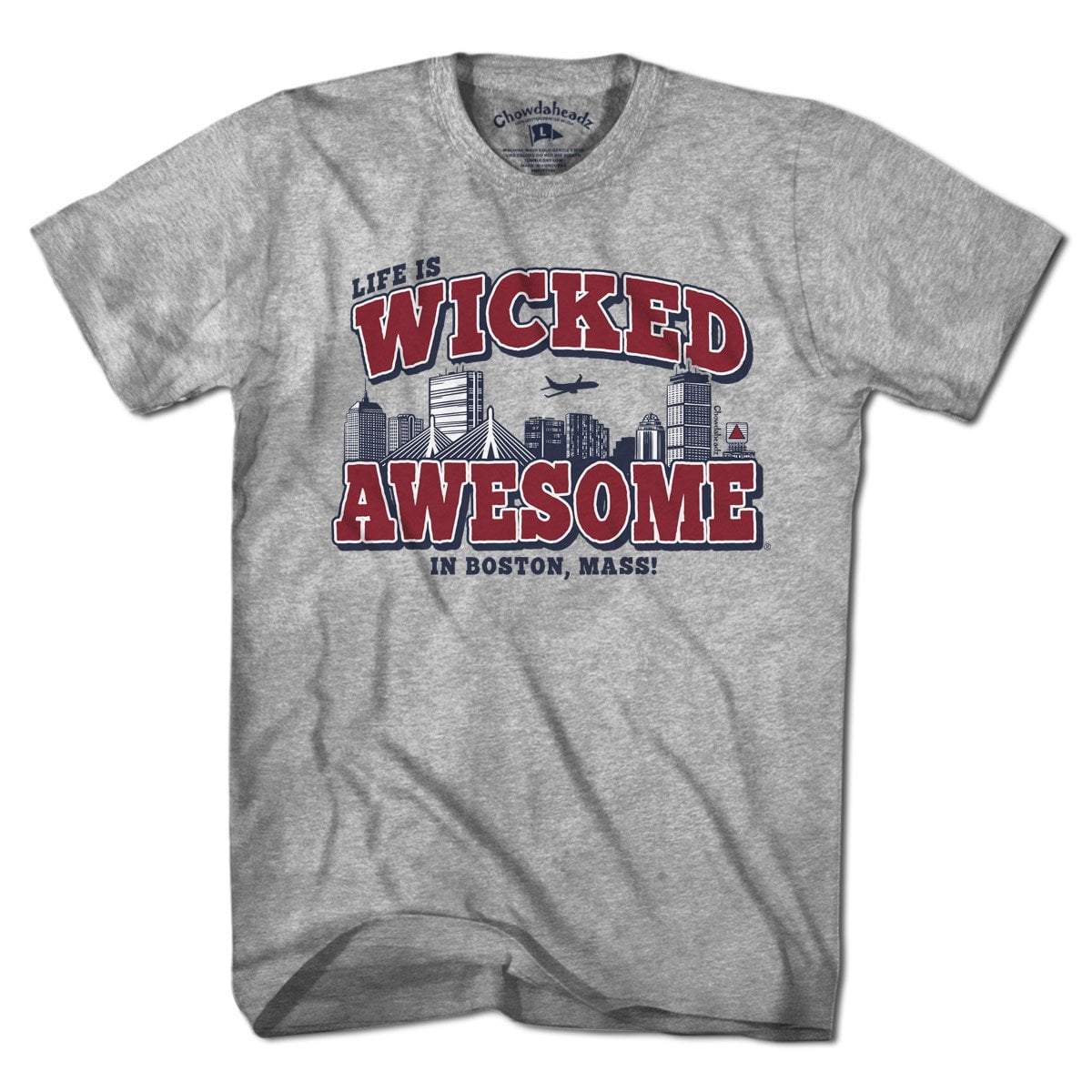 Wicked Awesome Boston Skyline T-Shirt product image 1