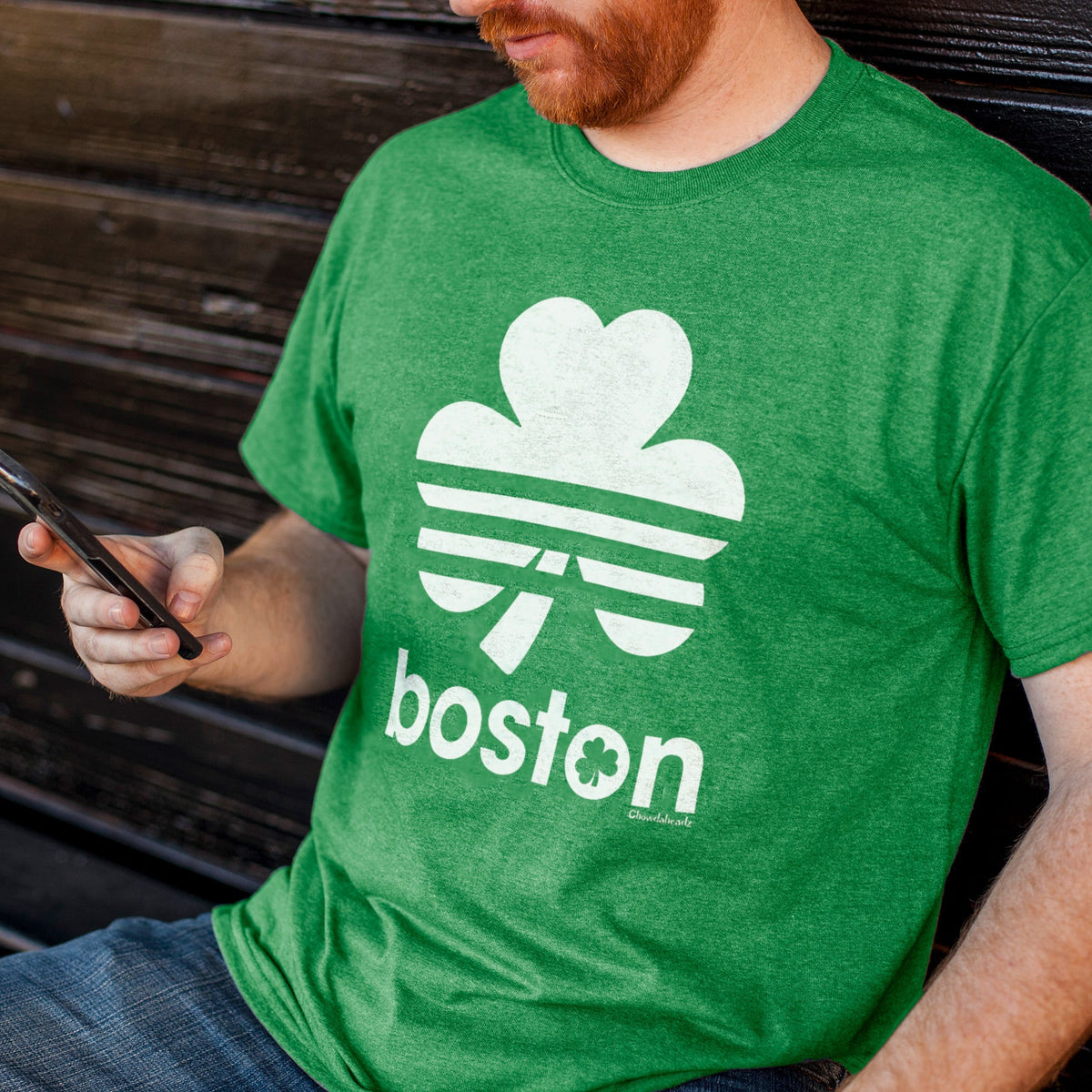 Boston Retro Shamrock T-Shirt product image 3