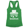 Boston Shamrock Retro Ladies Tank Top