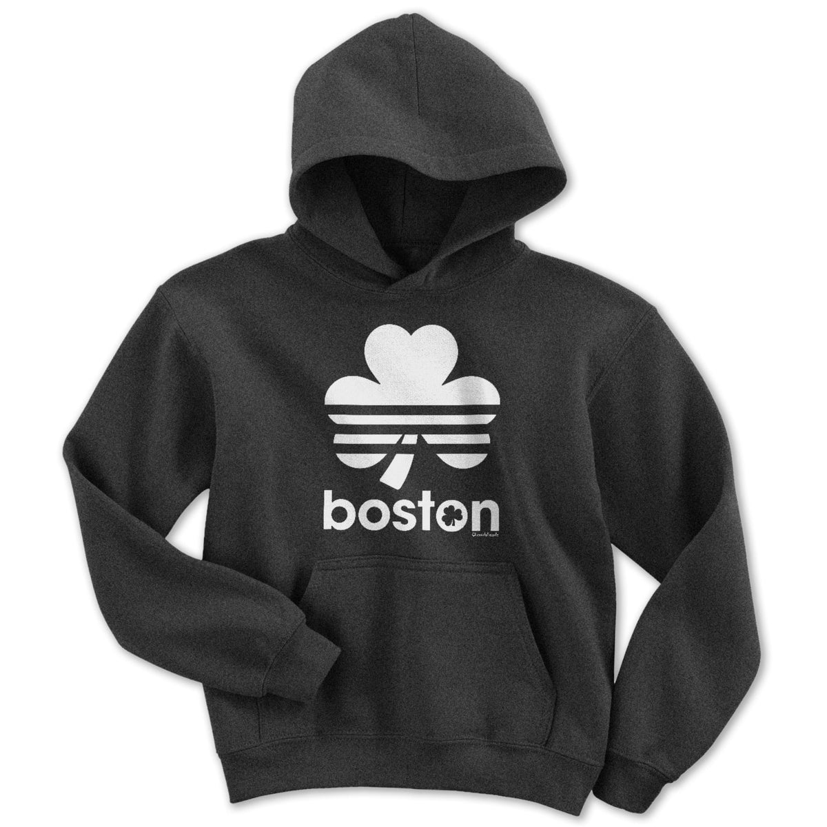 Boston Shamrock Retro Youth Hoodie product image 1
