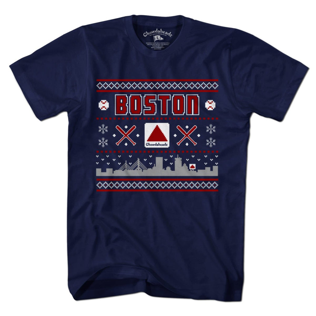 Ugly Holiday Sweater Boston T-Shirt product image 1