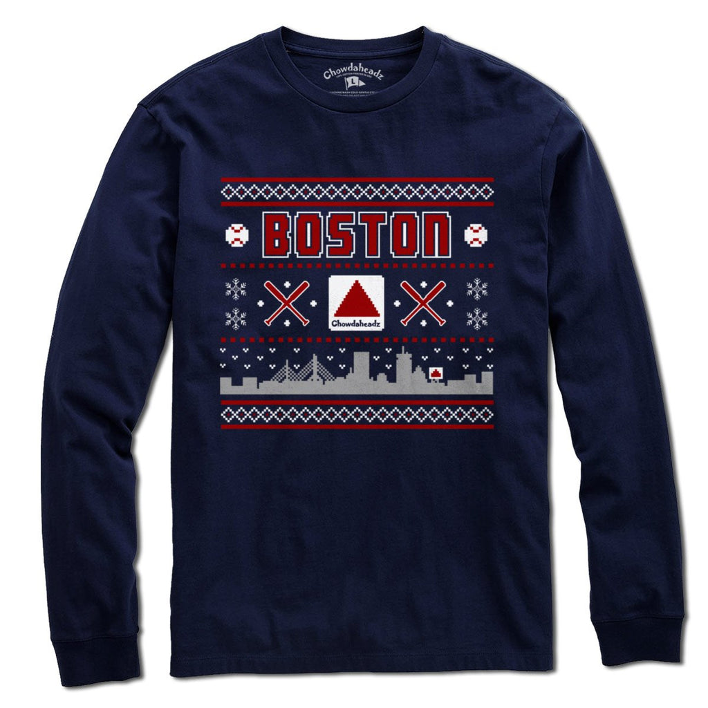 Ugly Holiday Sweater Boston T-Shirt product image 3