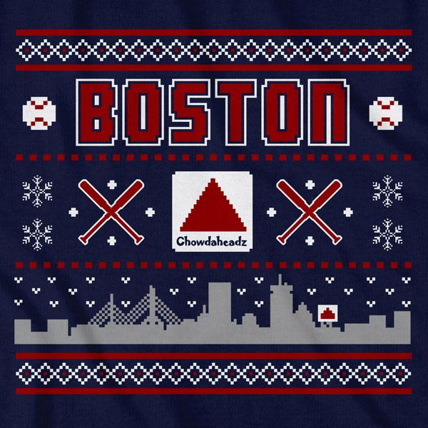 Ugly Holiday Sweater Boston T-Shirt product image 2