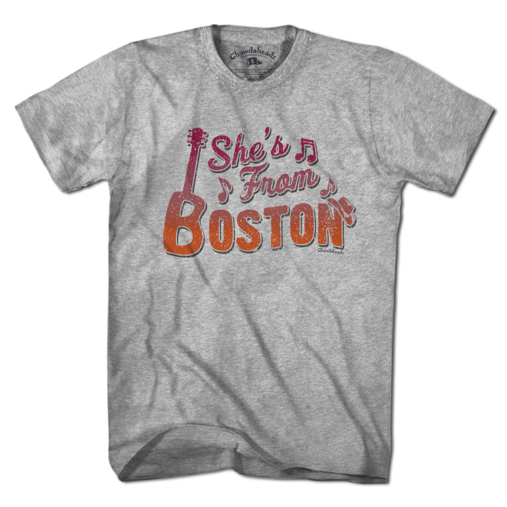 She's From Boston T-Shirt product image 2