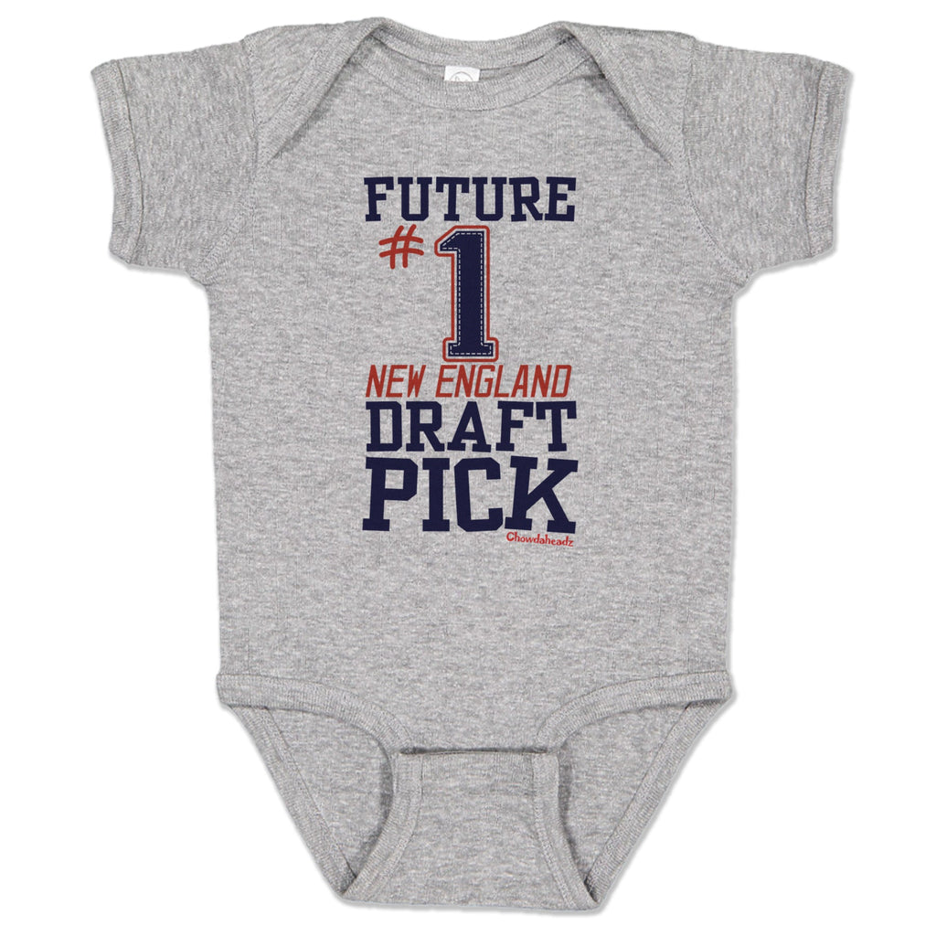 Future Draft Pick New England Infant One Piece