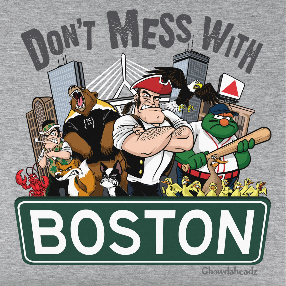 Don't Mess With Boston Youth T-Shirt product image 2