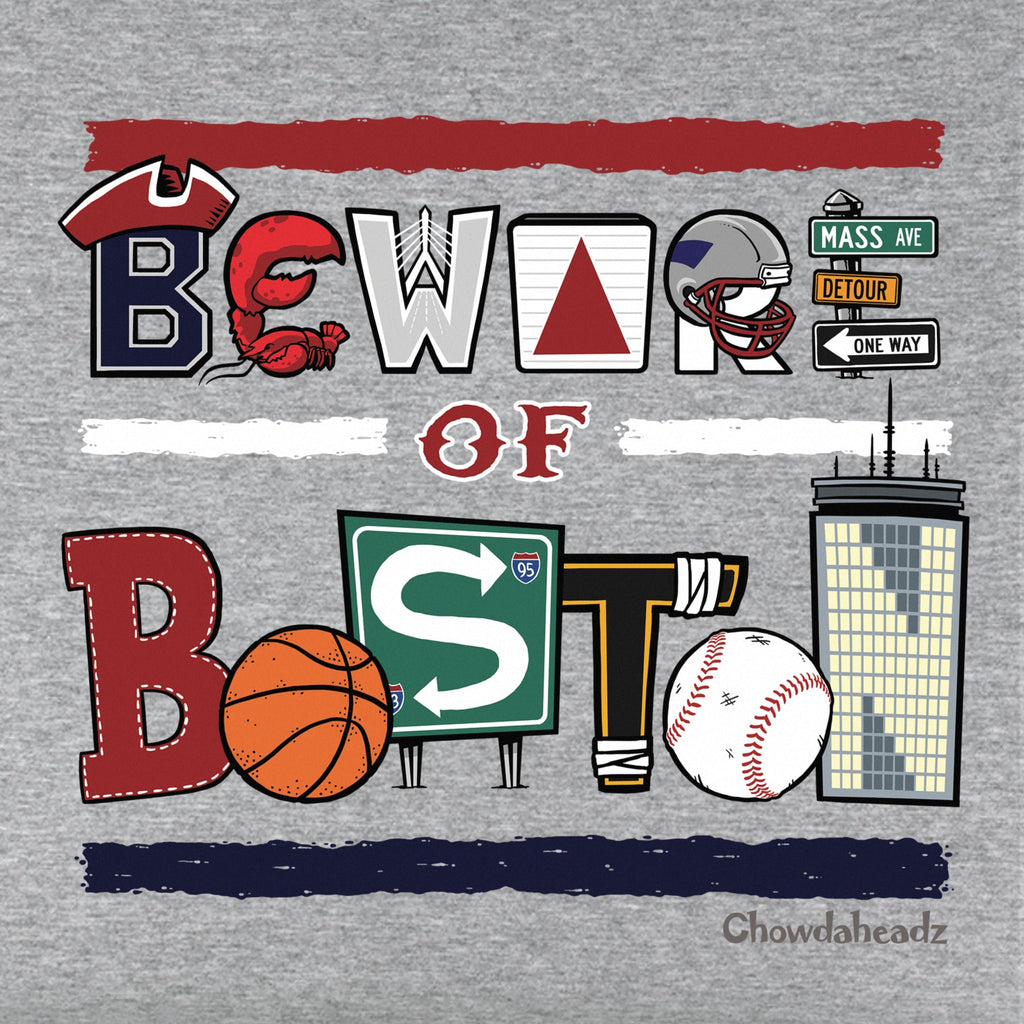Beware of Boston Icons Youth T-Shirt product image 2