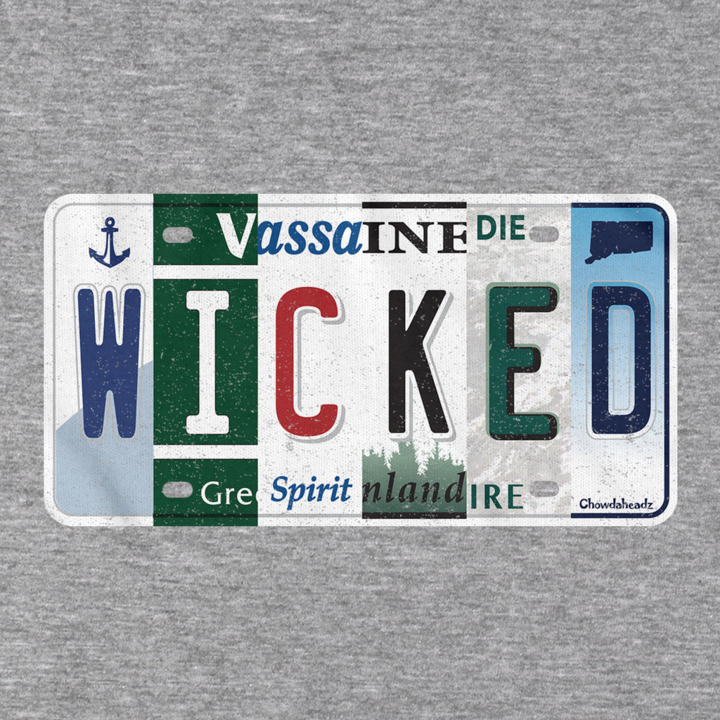Wicked New England License Plate T-Shirt product image 9