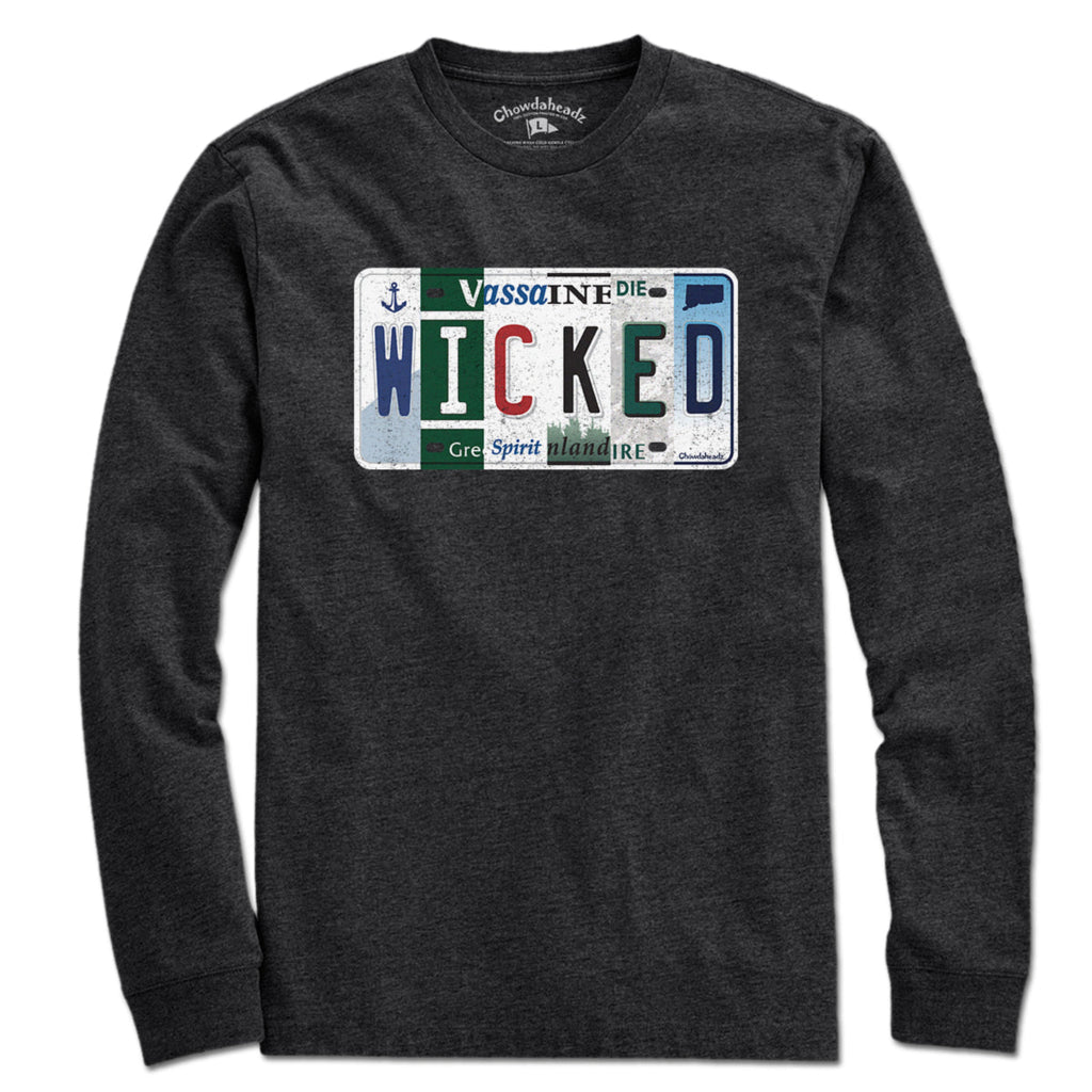 Wicked New England License Plate T-Shirt product image 3