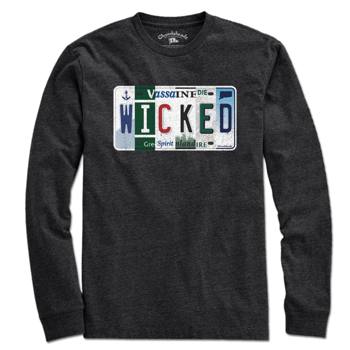 Wicked New England License Plate T-Shirt product image 3