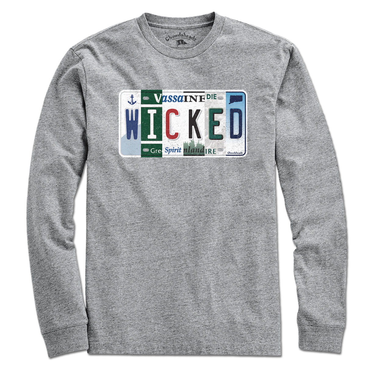 Wicked New England License Plate T-Shirt product image 11