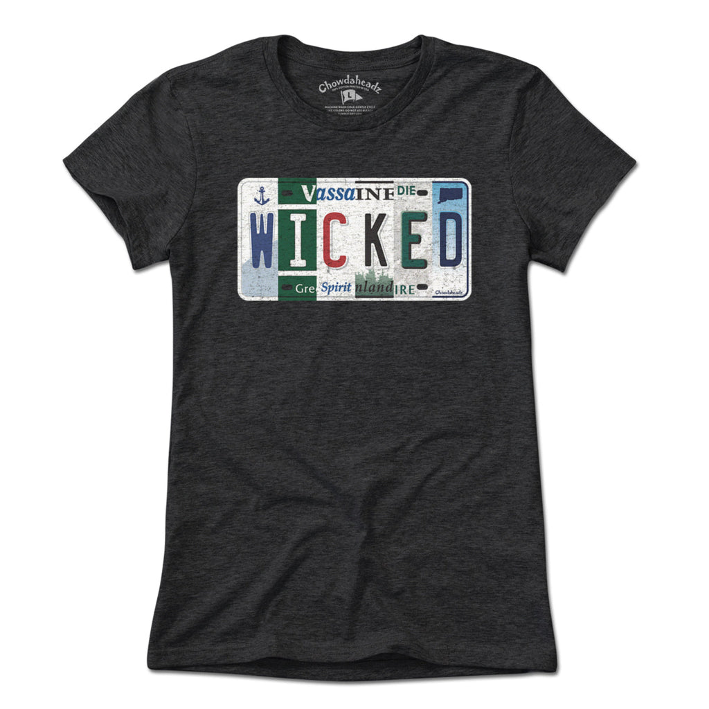 Wicked New England License Plate T-Shirt product image 4