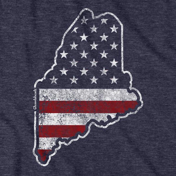 American "Maineiac" USA T-Shirt product image 2