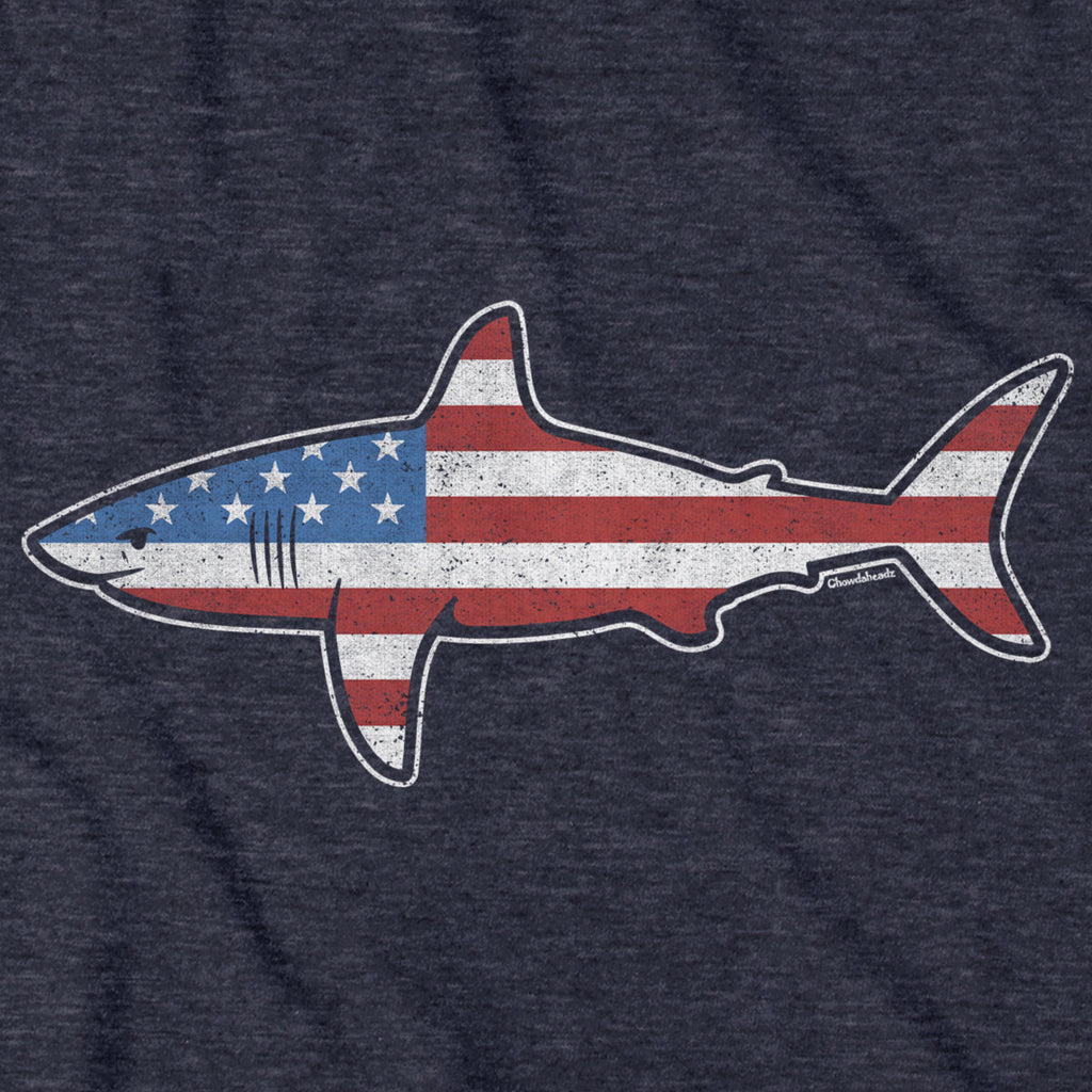 Stars and Stripes USA Shark T-Shirt product image 2