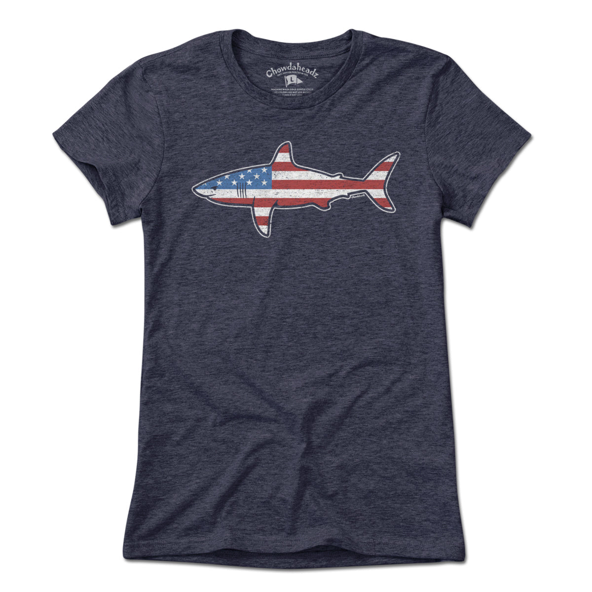 Stars and Stripes USA Shark T-Shirt product image 7
