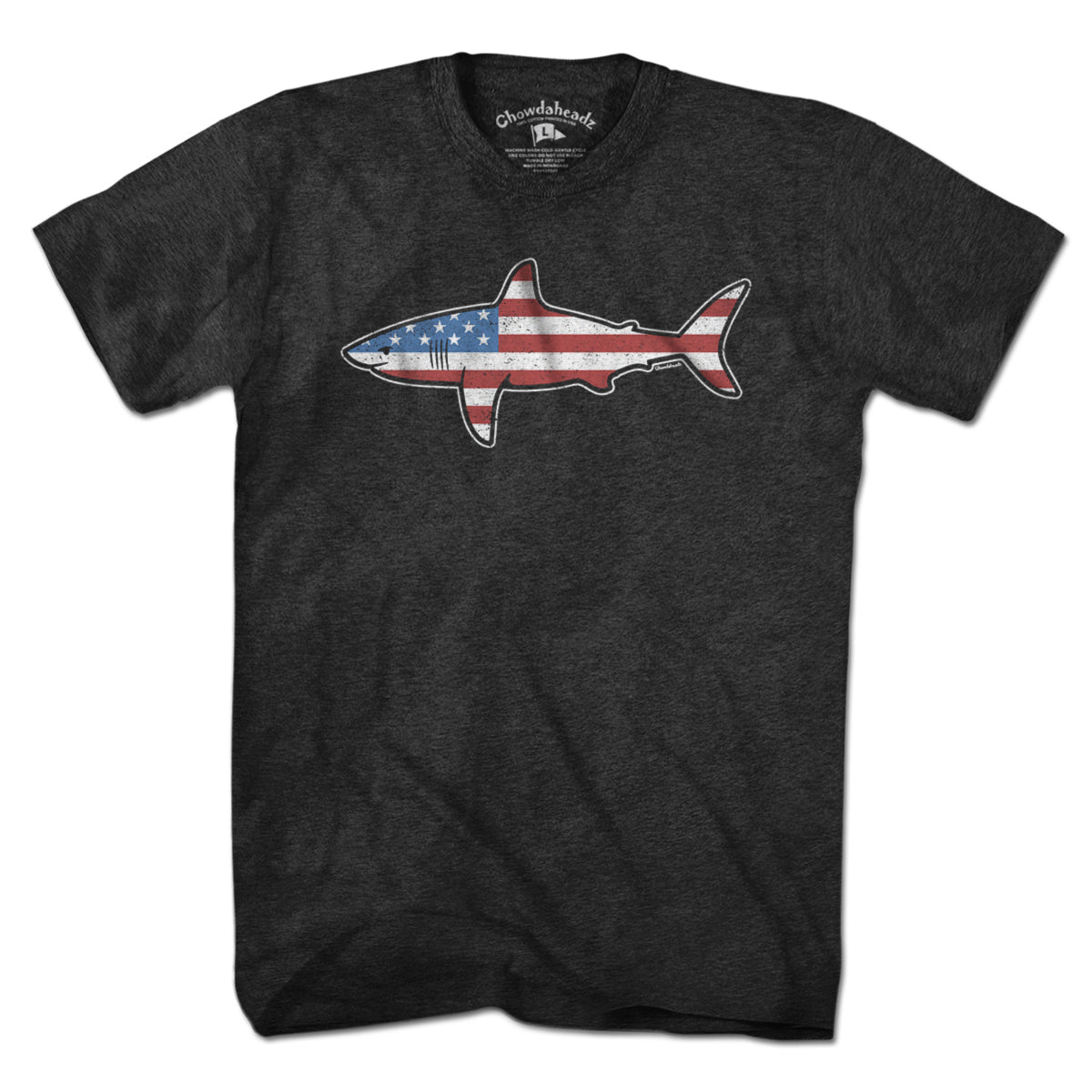 Stars and Stripes USA Shark T-Shirt product image 3