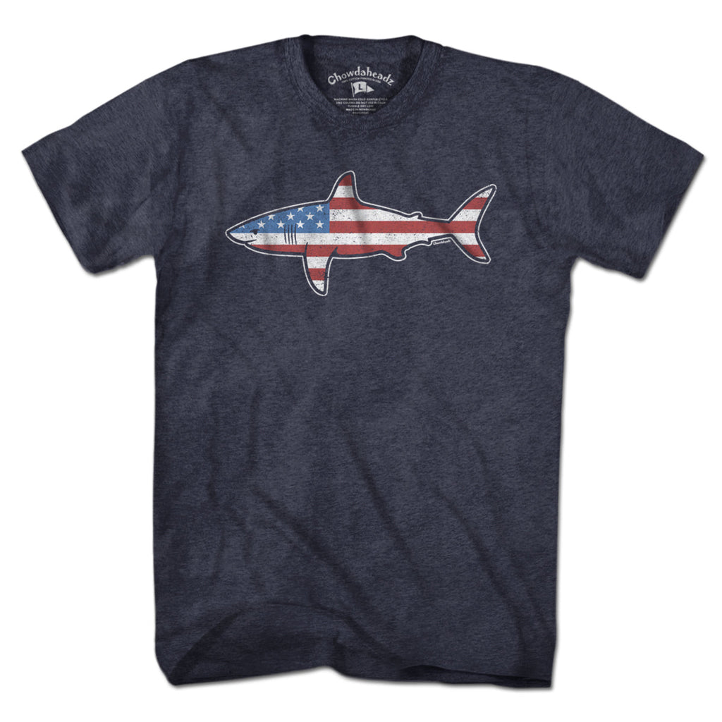 Stars and Stripes USA Shark T-Shirt product image 1