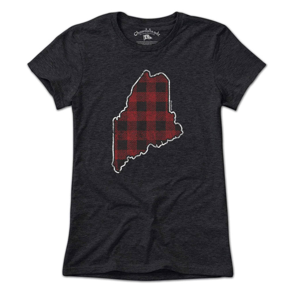 Buffalo Plaid Maine T-Shirt product image 4