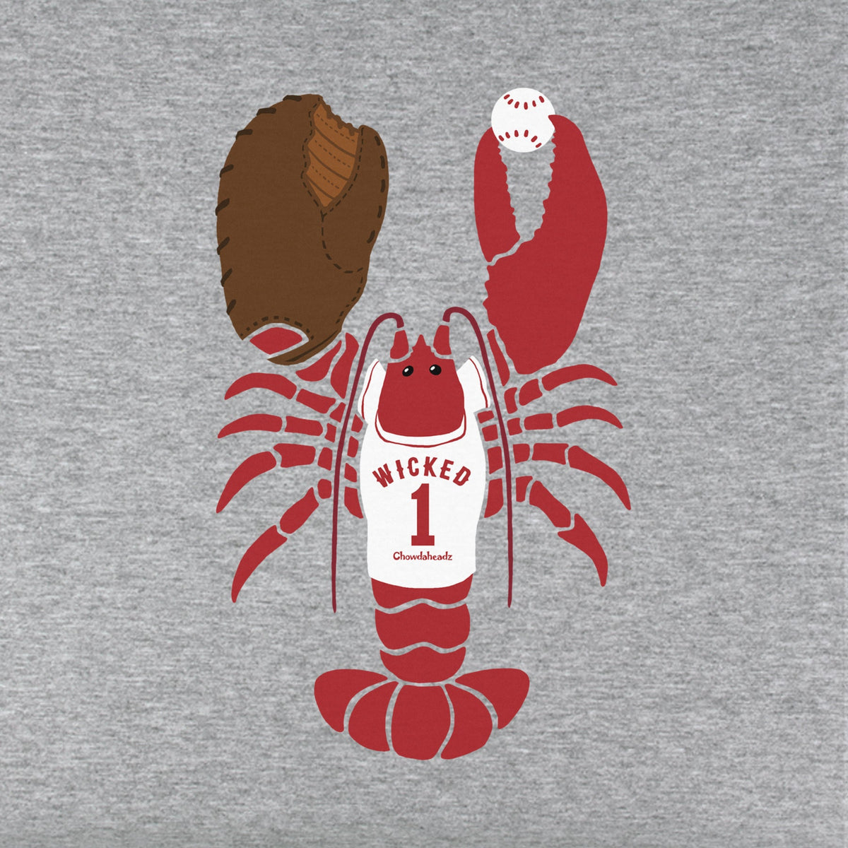 Wicked Baseball Lobstah Youth T-Shirt product image 2