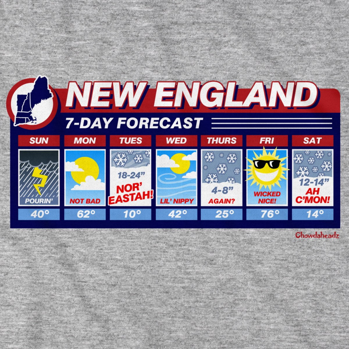 New England Weather Hoodie product image 2