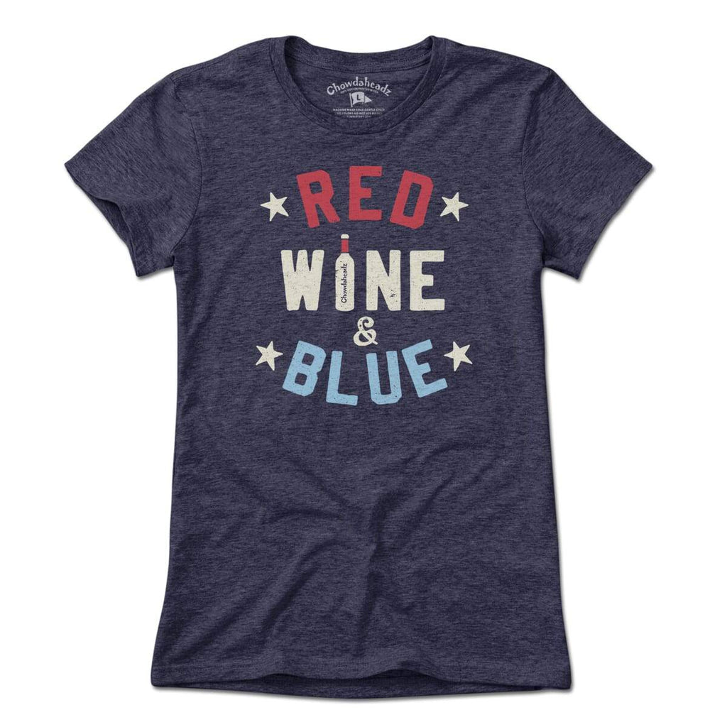 Red Wine and Blue USA T-Shirt product image 1