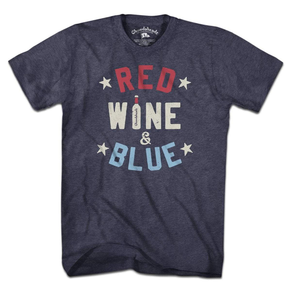 Red Wine and Blue USA T-Shirt product image 3