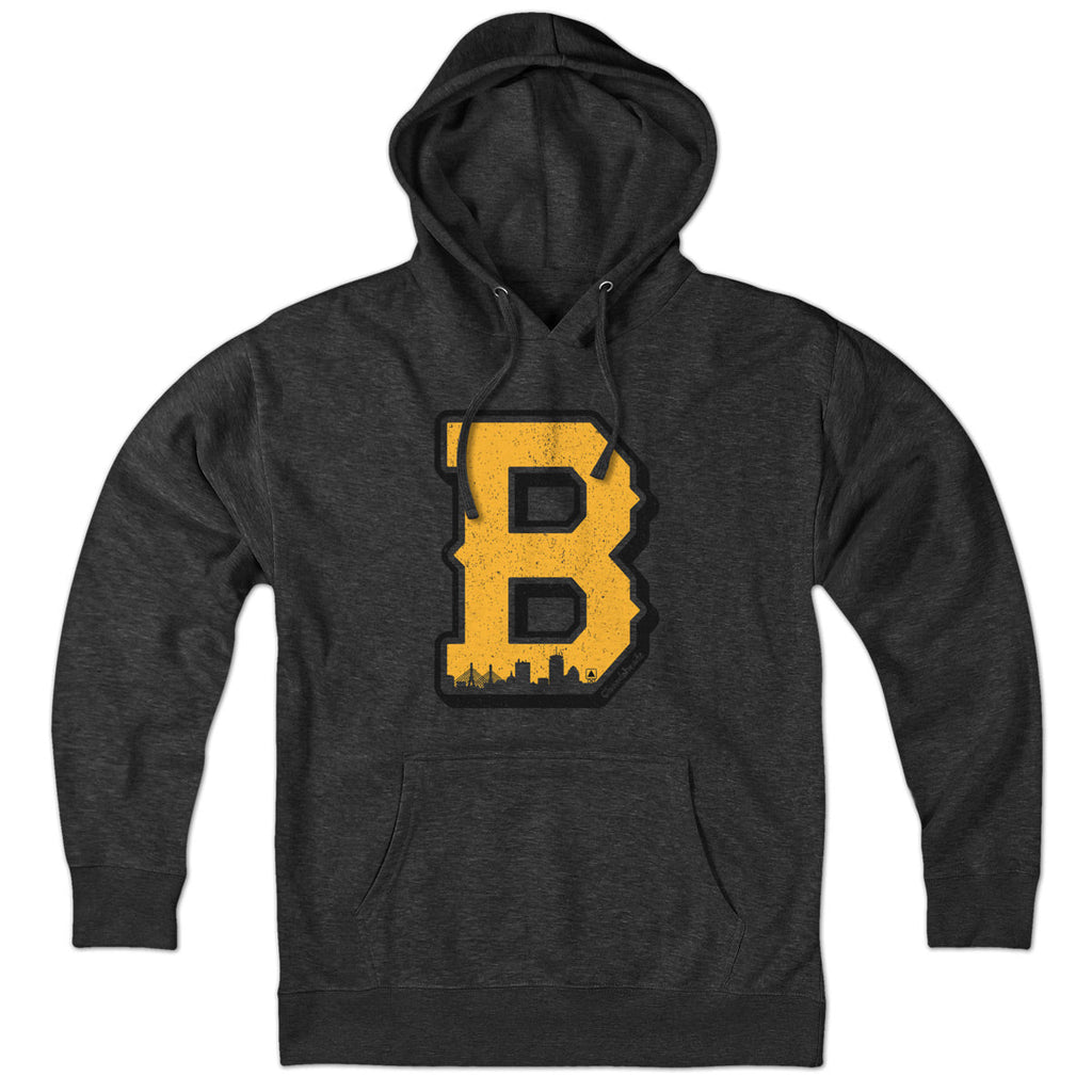 Black & Gold Big Block B Hoodie product image 1