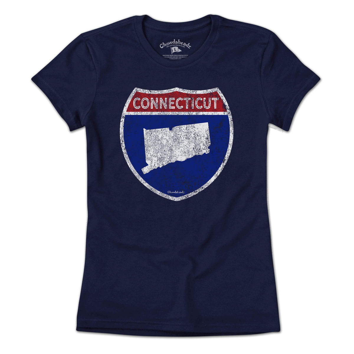 Connecticut Highway Sign T-Shirt product image 4