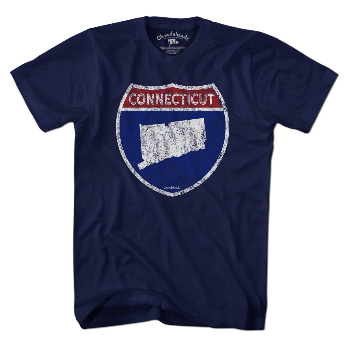 Connecticut Highway Sign T-Shirt product image 1