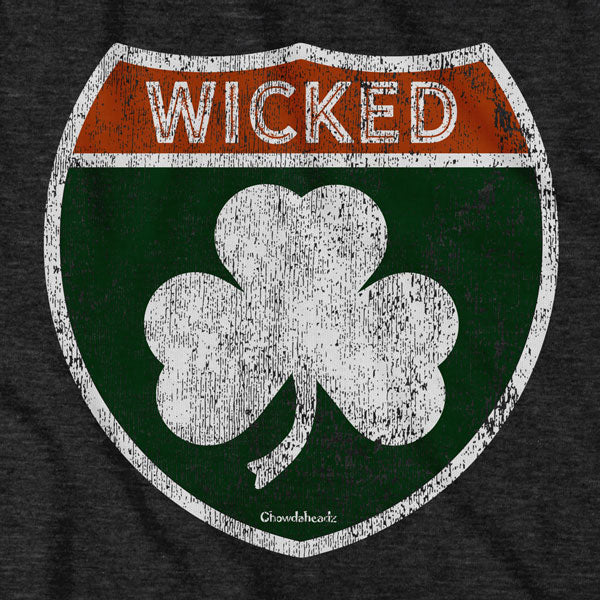 Wicked Shamrock Highway Sign Tailgater Hoodie product image 2