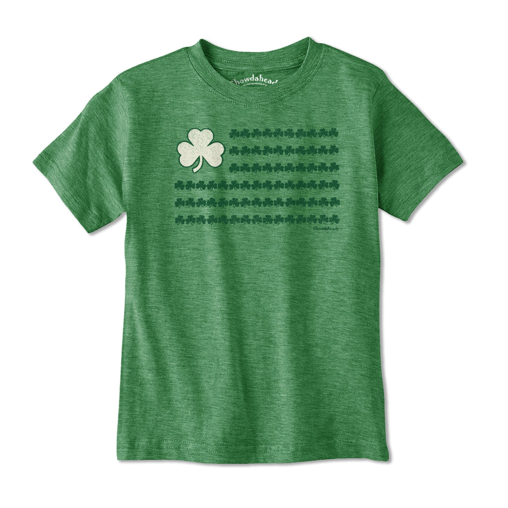 Irish Nation Shamrock Flag Youth T-Shirt product image 1