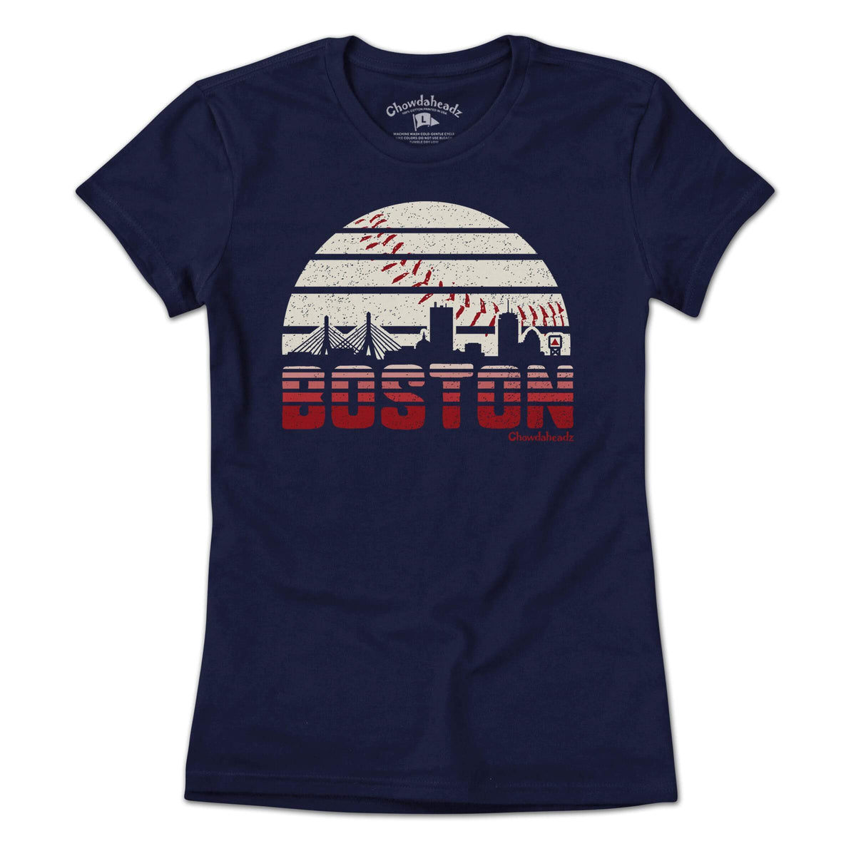 Boston Baseball Skyline T-Shirt product image 4