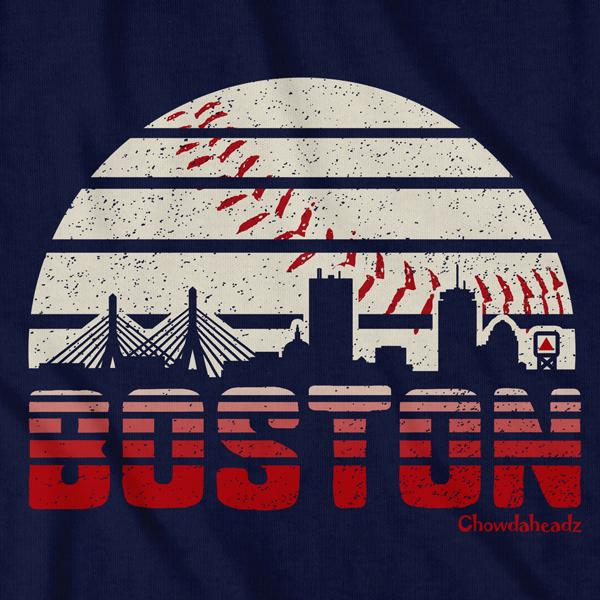Boston Baseball Skyline T-Shirt product image 2